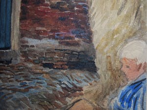 Hein Stork - zeer vroege aquarel (1943!) kopen? Bied vanaf 95!