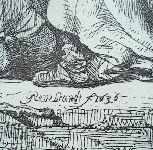 Rembrandt van Rijn - De thuiskomst van de verloren zoon, ets kopen? Bied vanaf 75!