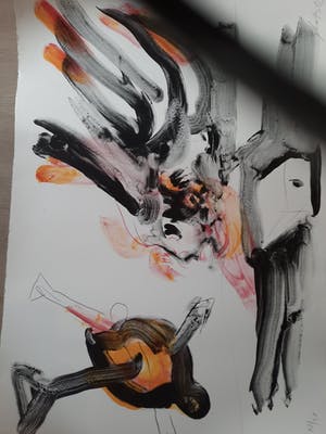 Ger Lataster - abstract kopen? Bied vanaf 75!