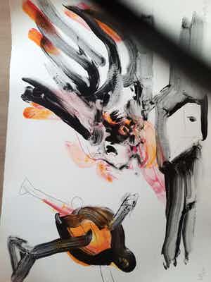 Ger Lataster - abstract verkocht voor € 75!