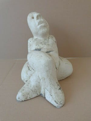 Sjer Jacobs - FIGUUR / SCULPTUUR KERAMIEK / H=28cm / SIG / UNIEK STUK kopen? Bied vanaf 90!