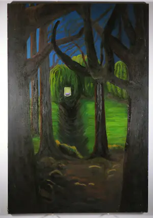 Conny Kim Pols - Olieverf op doek, De wandeling (Zeer groot) kopen? Bied vanaf 80!