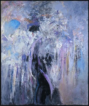 Franscz Witte - Acryl op doek, Abstract in paarstinten (Groot) kopen? Bied vanaf 100!