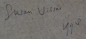 AcheterSuzan Visser - Ingelijste olieverf op paneel: 'paardensprong' - 1999? Enchérissez de 799!