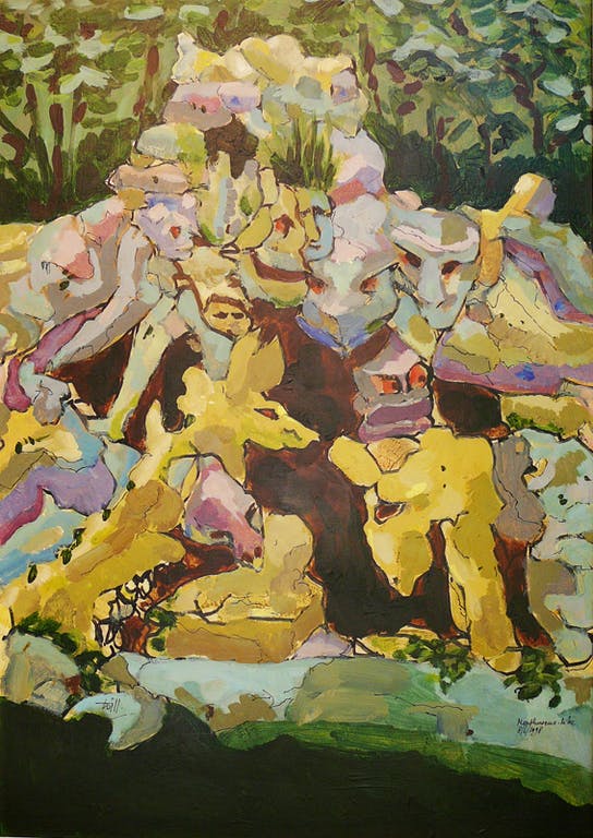 Niet of onleesbaar gesigneerd - 'Vallee des Morts': Monthureux le Sec -1998- kopen? Bied vanaf 1!