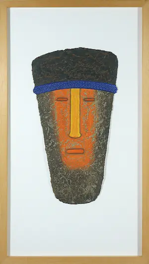 AcheterAlain Berck Vitz - Carborundum op geschept papier, Meditation Man - Ingelijst? Enchérissez de 50!