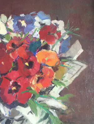 Willem Fekken - voorjaarsboeket met viooltjes kopen? Bied vanaf 175!