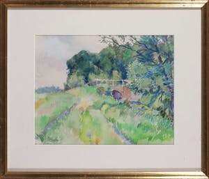 Piet Braakhuis - Aquarel, Westhoek - Ingelijst kopen? Bied vanaf 20!