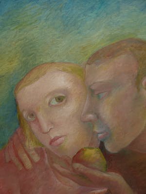 An Beerman - Olieverf op linnen , Verleiding – ingelijst , 93 x 98 cm - 2005 kopen? Bied vanaf 50!