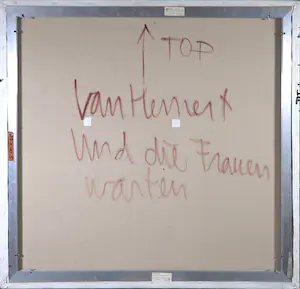 Frank van Hemert - Olieverf op doek, Und die frauen warten (Groot) kopen? Bied vanaf 500!