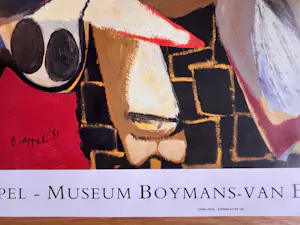 Karel Appel - Mooie tentoonstellingsaffiche - Museum Boymans-Van Beuningen kopen? Bied vanaf 35!