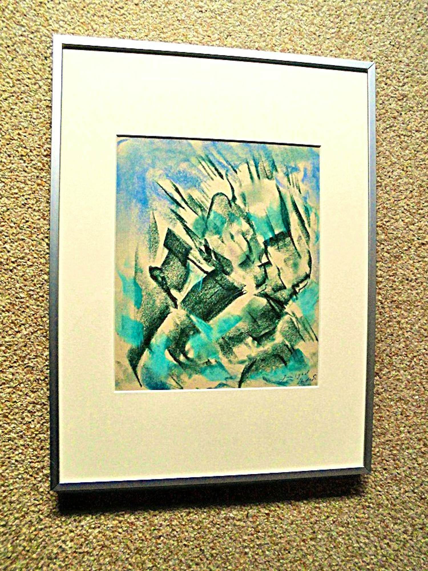 Buy Chris Le Roy - Pastel/Krijt - Green Blue? Bid from 65!