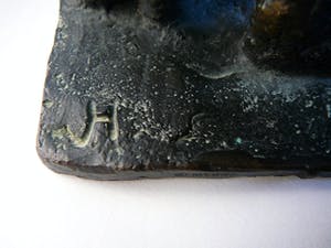 Jaap Hartman - De metselaar -brons, eind 20e eeuw- kopen? Bied vanaf 75!