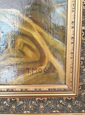 Tijmen Moll - 1890-1975 Stilleven met schelp en een boek, Olieverf op doek kopen? Bied vanaf 50!