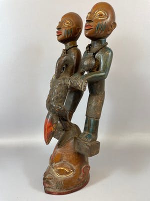 Yoruba - African Yoruba Gelede passport head mask - Nigeria kopen? Bied vanaf 45!