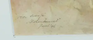 Jan Miechels - Aquarel, Rozenheuvel - Ingelijst kopen? Bied vanaf 1!