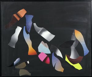 Henri Plaat - Collage, Zonder titel - Ingelijst kopen? Bied vanaf 80!