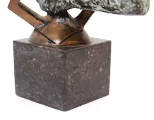 Pepe Gregoire - Ruw en gepolijst bronzen beeld - 1988 kopen? Bied vanaf 499!