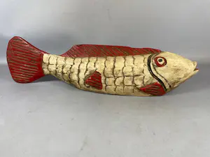 AcheterBobo - 230117 - African Bozo fish marionet - Mali? Enchérissez de 75!