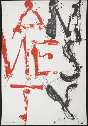 Arman - Litho, Ontwerp voor poster Amnesty International kopen? Bied vanaf 1!