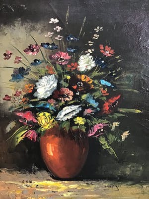 Rick Theunissen - Pot met bloemen. kopen? Bied vanaf 1!