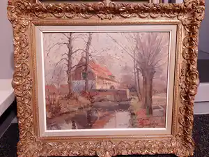 Niet of onleesbaar gesigneerd - onbekend verkocht voor € 1!