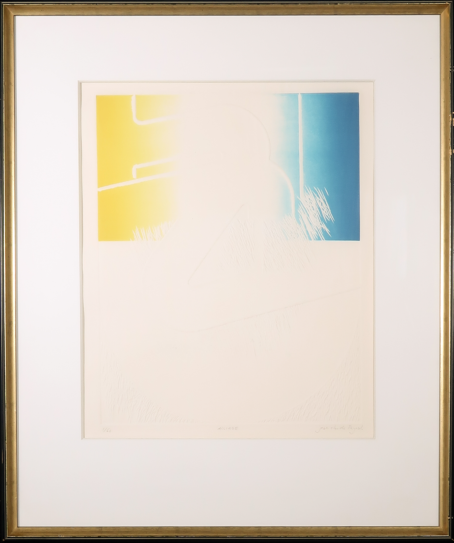 Jean Claude Reynal - Reliëfdruk en aquatint, Alliage - Ingelijst kopen? Bied vanaf 1!