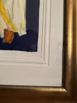 Wil Willemsen - Smalltalk – Gesigneerde zeefdruk van Will Willemsen in luxe vergulde lijst kopen? Bied vanaf 650!