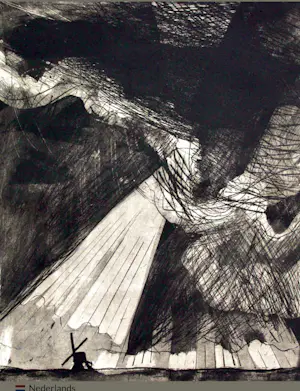 Jan Cremer - ‘Donar’ - Ets, 1975. Ingelijst in houten lijst kopen? Bied vanaf 175!