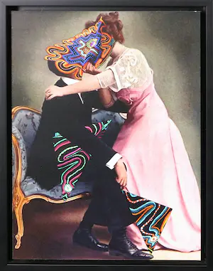 Eugina Loli - Print op dibond, Secret Affair kaufen? Bieten Sie von 50!