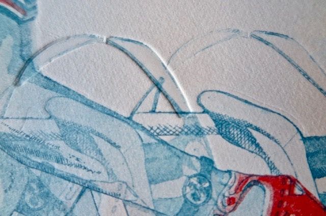 Leentje Linders - Henk Lubberding, TI-Raleigh Rennersploeg - Ets: : "He gave a jump" kopen? Bied vanaf 19!