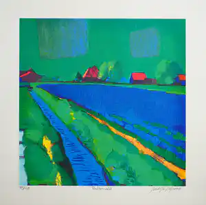 Jentsje Popma - Bollenveld verkocht voor € 100!