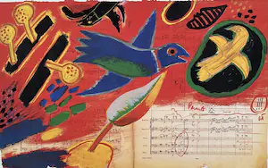 Corneille - "Hommage a Mahler" - Jaski art - 1988 kopen? Bied vanaf 1!