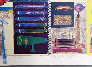 Jacqueline de Jong - gesigneerde litho – Mange te soupe kopen? Bied vanaf 20!