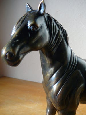 Brons (Onbekend) - Paard -massief brons- kopen? Bied vanaf 90!