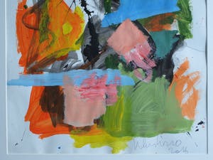 Peter Klashorst - Acrylverf op papier – Abstract werk – 70 x 50 cm - 2016 kopen? Bied vanaf 1!