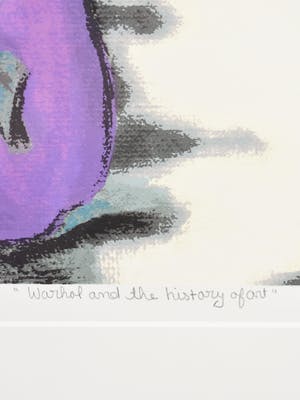 Durga Kainthola - Warhol and the history of art (Facing future) - Ingelijst - Groot kopen? Bied vanaf 40!