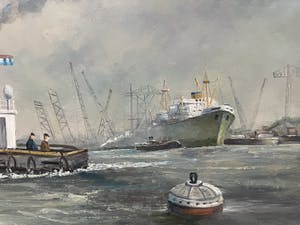 Frank van den Burg - Havengezicht Rotterdam kopen? Bied vanaf 175!