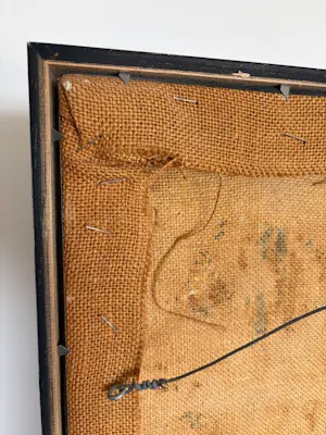 George Ebrin Adingra - Abstract portret met overlappende figuren, Parijs 1970 kopen? Bied vanaf 140!