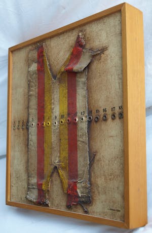 Enric Adsera Riba - Profiel-kunstwerk / Paneel, Gemengde techniek , “Voetbalshirt” kopen? Bied vanaf 100!