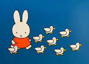 Dick Bruna - Nijntje telt eendjes, offset litho verkauft für € 55!