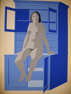 Lode Pemmelaar - Vrouw bij kast kopen? Bied vanaf 30!