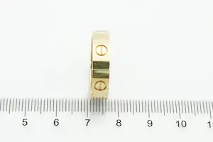 40- originele CARTIER 18kt geel-goud "love collection" screw ring certificaat kopen? Bied vanaf 770!