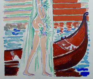 Kees van Dongen - Gravure 1001 nacht : ' Gerbe-de-Perles aborde au palais' kopen? Bied vanaf 10!