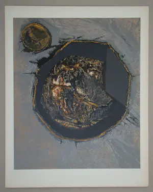 Jean Piaubert - Composition abstrait II. - 1964 - Originele zeefdruk gesigneerd en genummerd kopen? Bied vanaf 70!