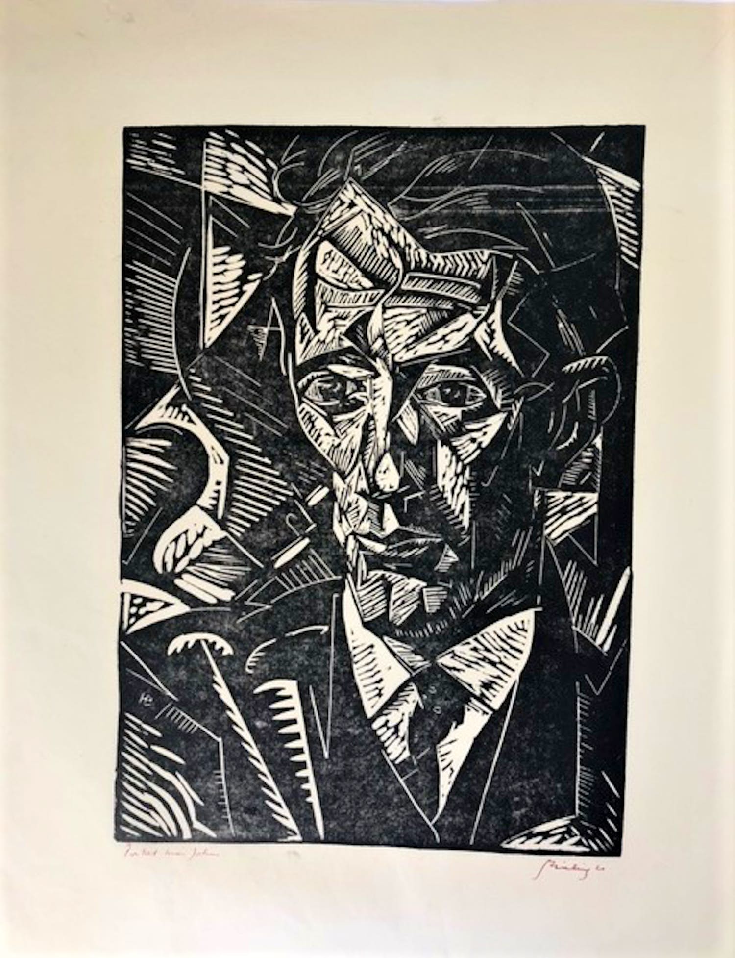 Herman Bieling - Portret broer Johan verkocht voor € 35!