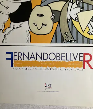 Fernando Bellver - Affiche expositie Barcelona , Popeye / Guernica - 1990 kopen? Bied vanaf 70!