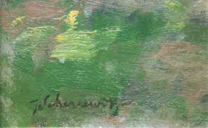 Johan Scherrewitz - "boer met ploeg" - olieverf op doek op board kopen? Bied vanaf 300!