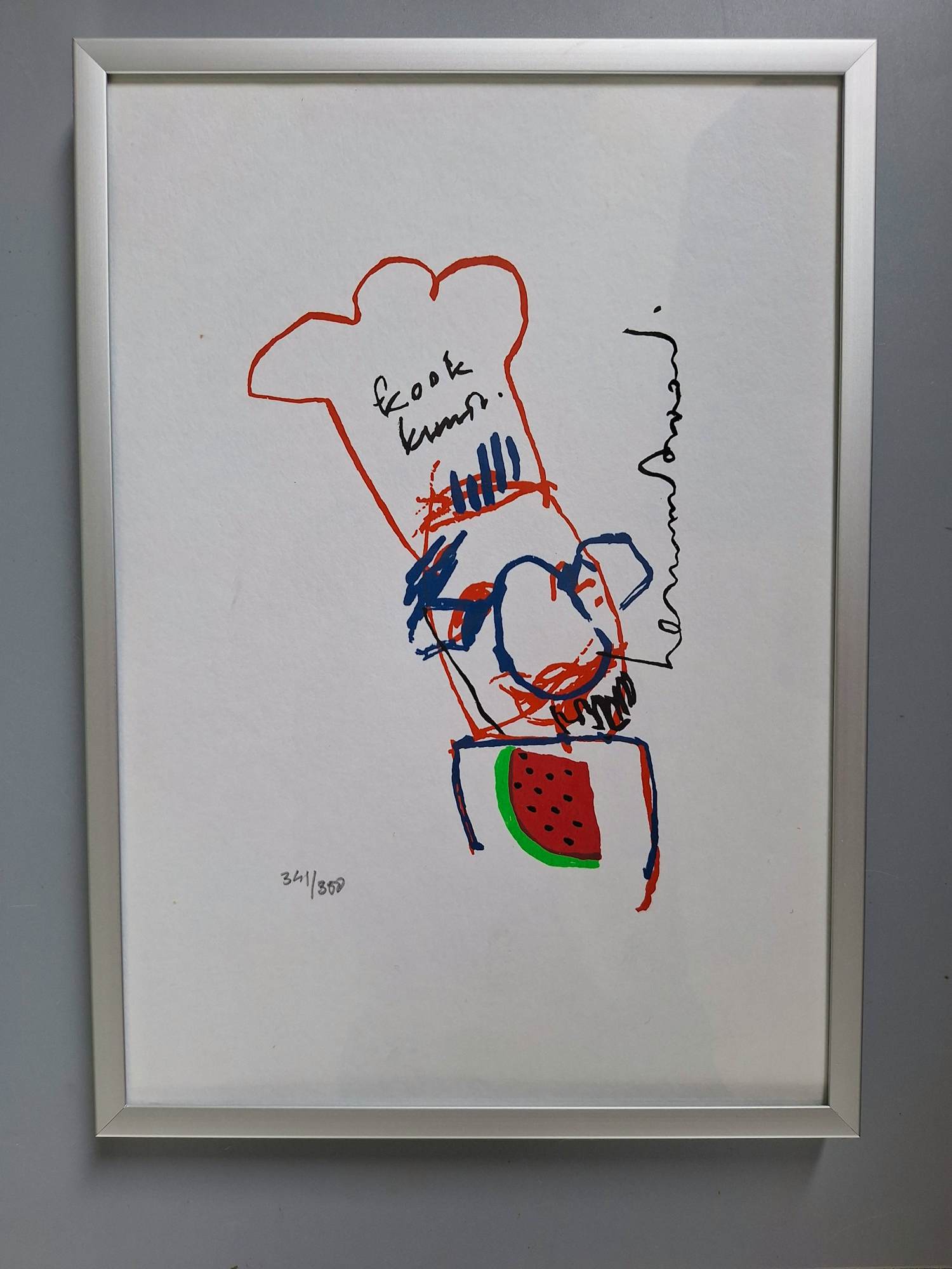 Herman Brood - Kookkunst verkocht voor € 75!