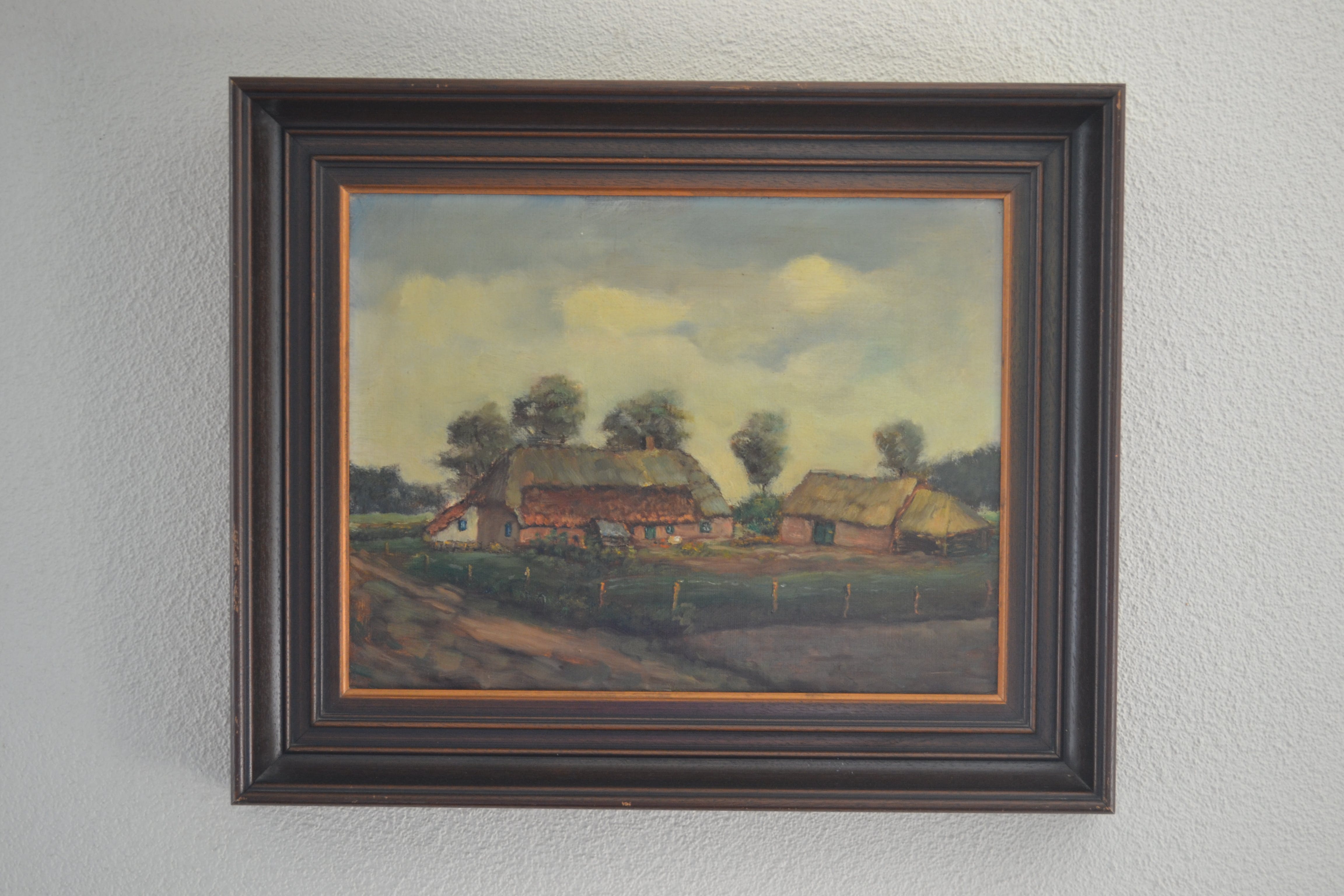 Niet of onleesbaar gesigneerd - Hollandse school (20ste eeuw) - Boerenhoeve kopen? Bied vanaf 1!